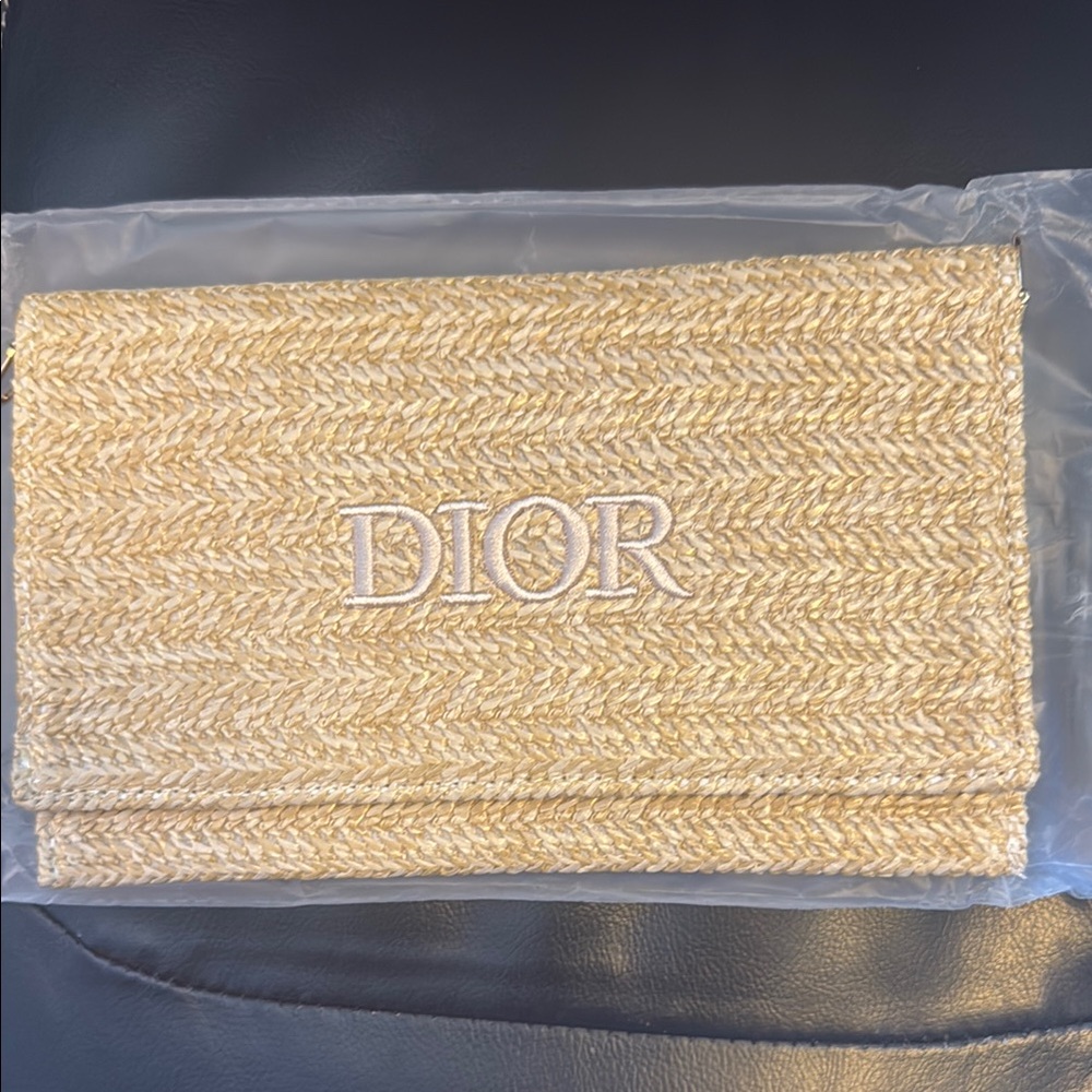 Dior Straw Clutch or Crossbody